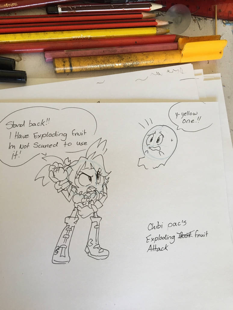 Chibi Pac's Exploding fruit Attack by WendySpheros123 on DeviantArt