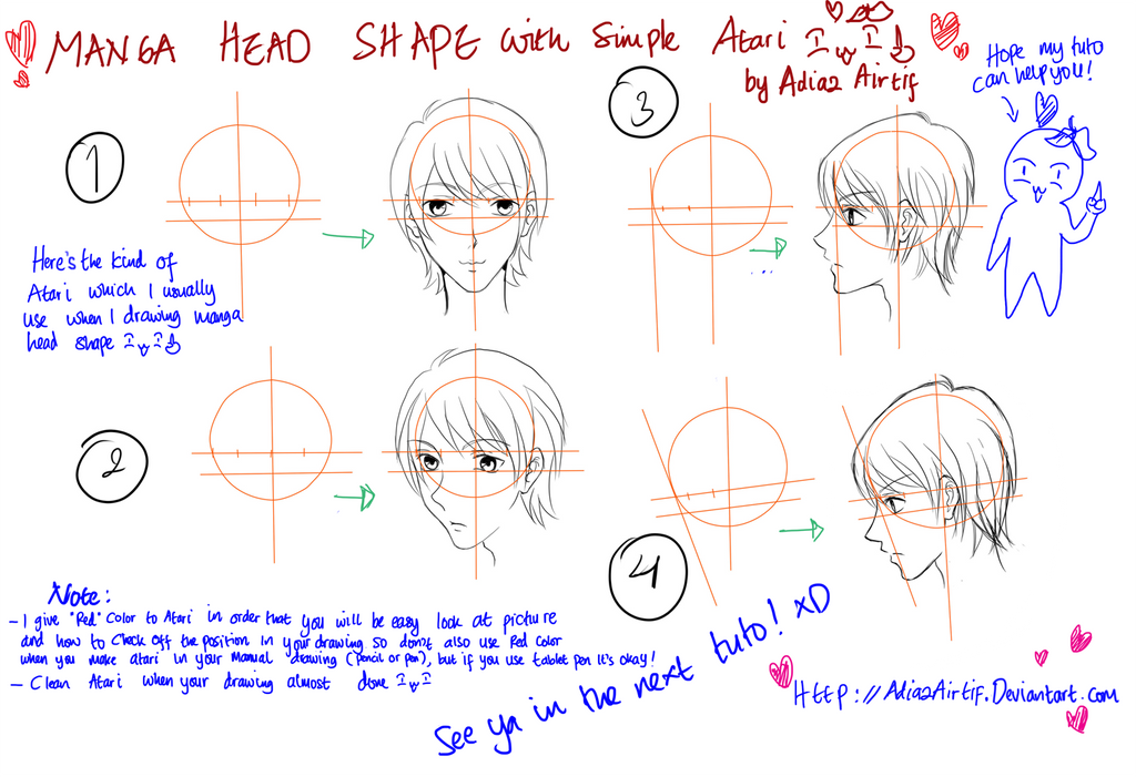 Manga Head Shape With Simple Atari By Adiaz Airtif On Deviantart Manga Head Shape With Simple Atari By Adiaz Airtif On Deviantart