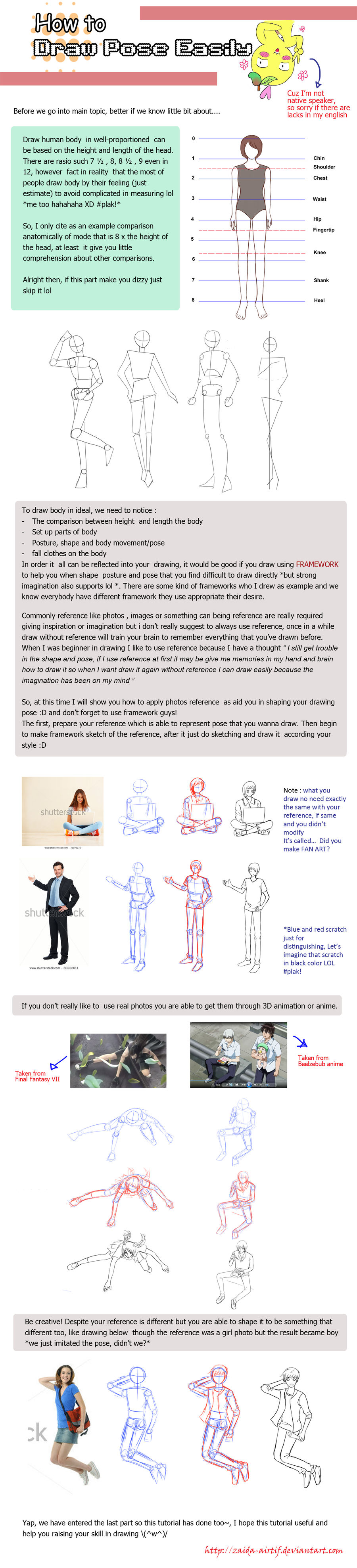How To Draw Pose Easily By Adiaz Airtif On Deviantart How To Draw Pose Easily By Adiaz Airtif On Deviantart