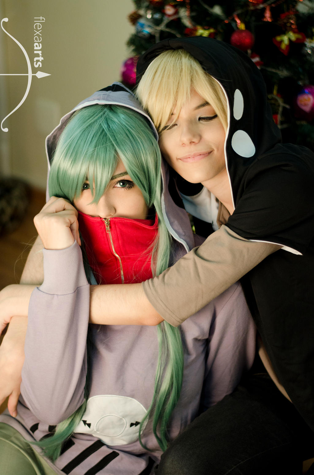 Kido and Kano, sweet hug.