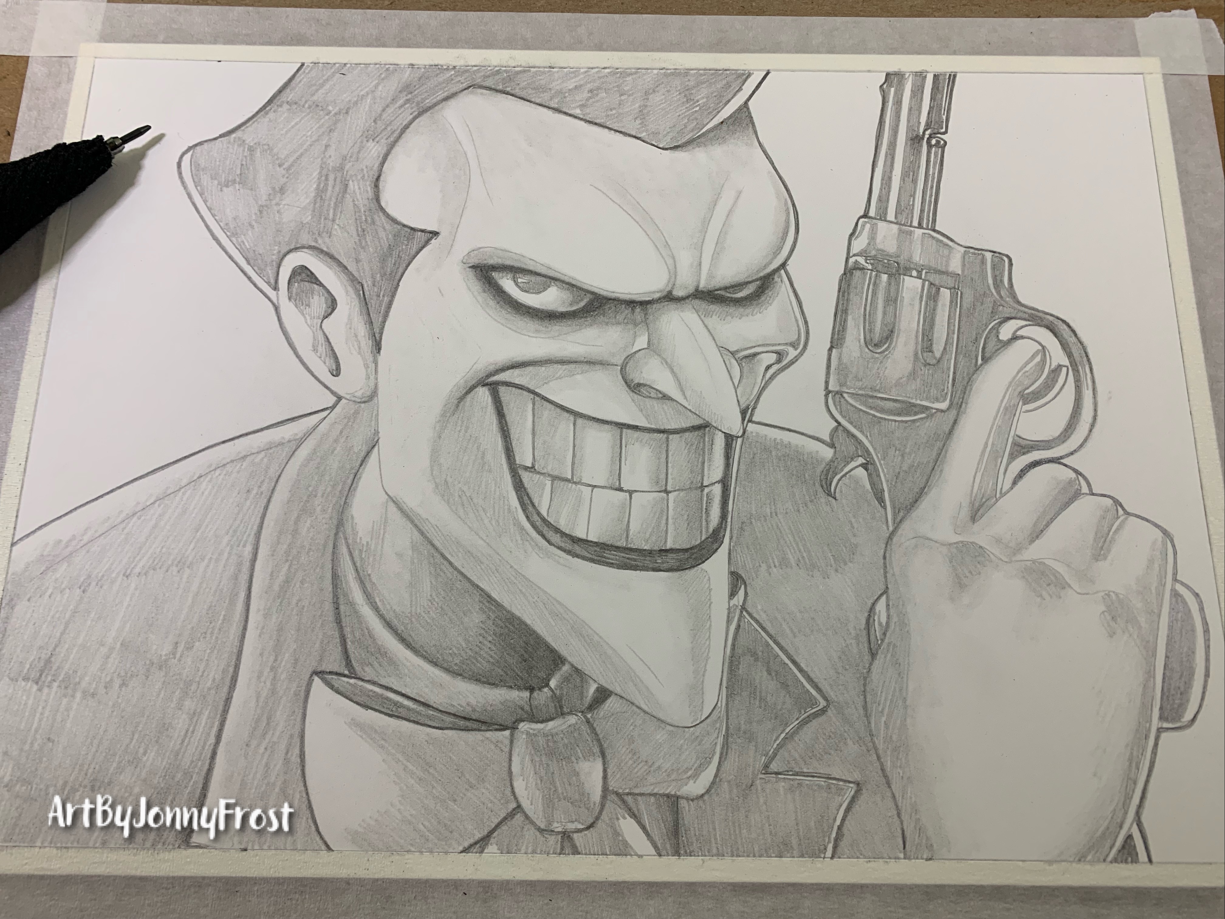 Animated Series Joker Pencils By Artbyjonnyfrost On Deviantart Animated Series Joker Pencils By Artbyjonnyfrost On Deviantart