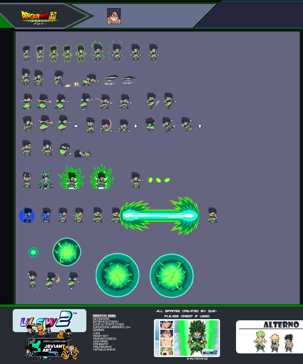 Ulsw2 Broly Sprites Gohan | Agree? What Would You Change? 🤔👇 Follow