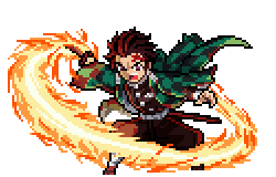 Gif tanjirou sprites jus carga by hatsu95 on DeviantArt