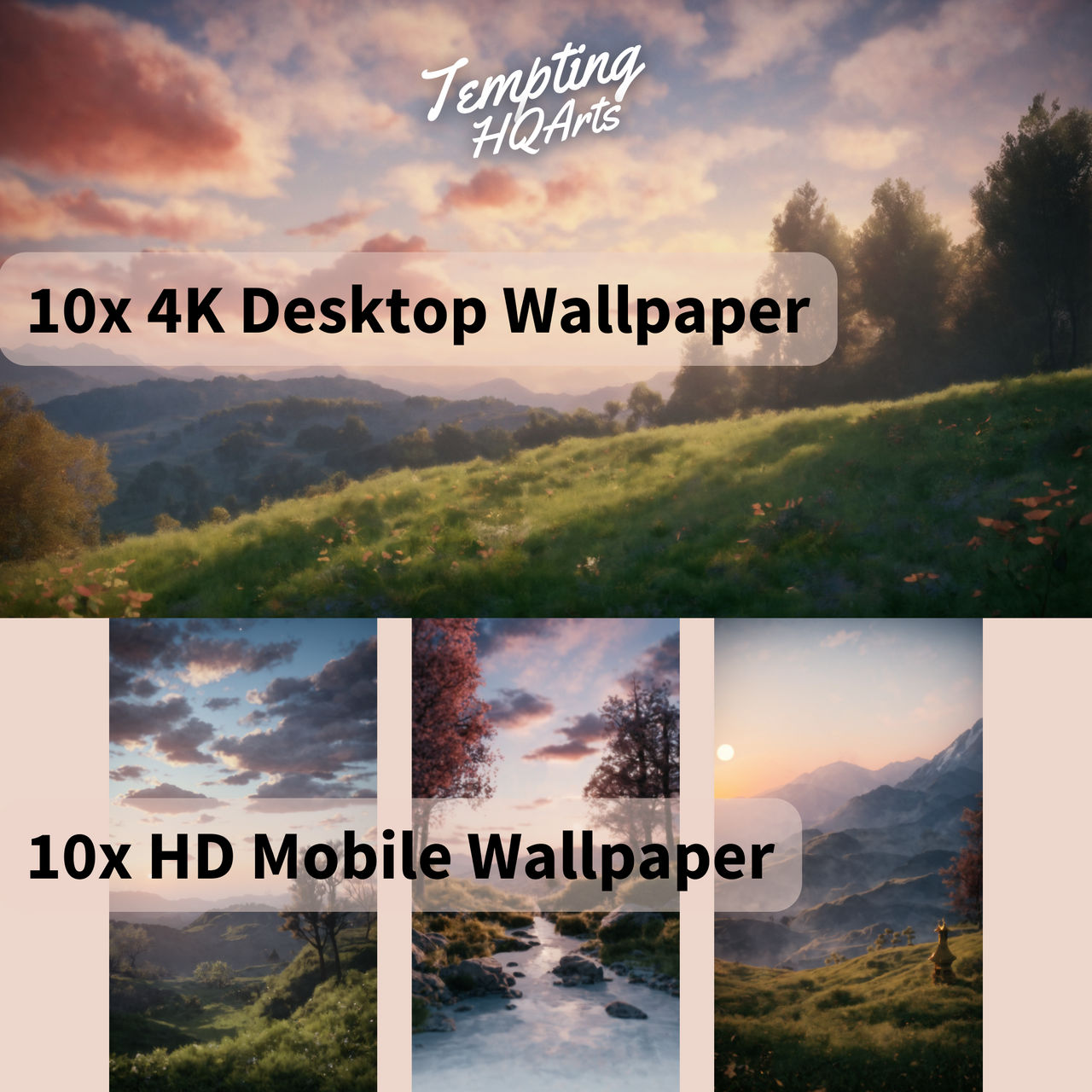 Tranquil sunset landscapes by TemptinHQArts on DeviantArt