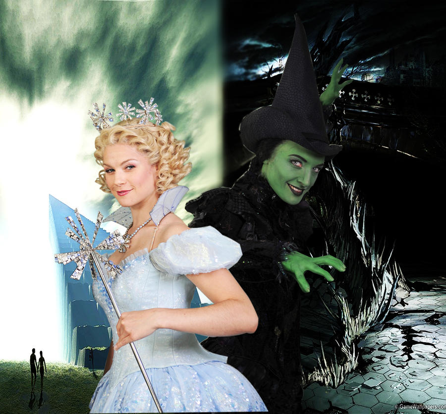 Elphaba and Glinda by IncrediblyWicked on DeviantArt