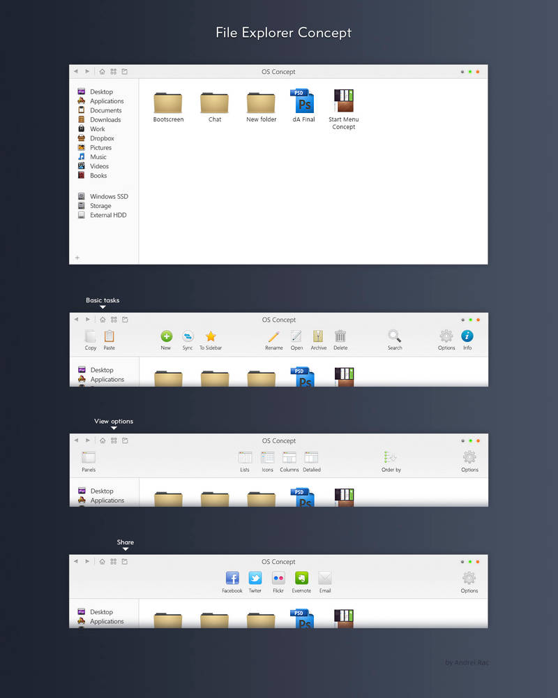 File Explorer Concept by andrei19190 on DeviantArt