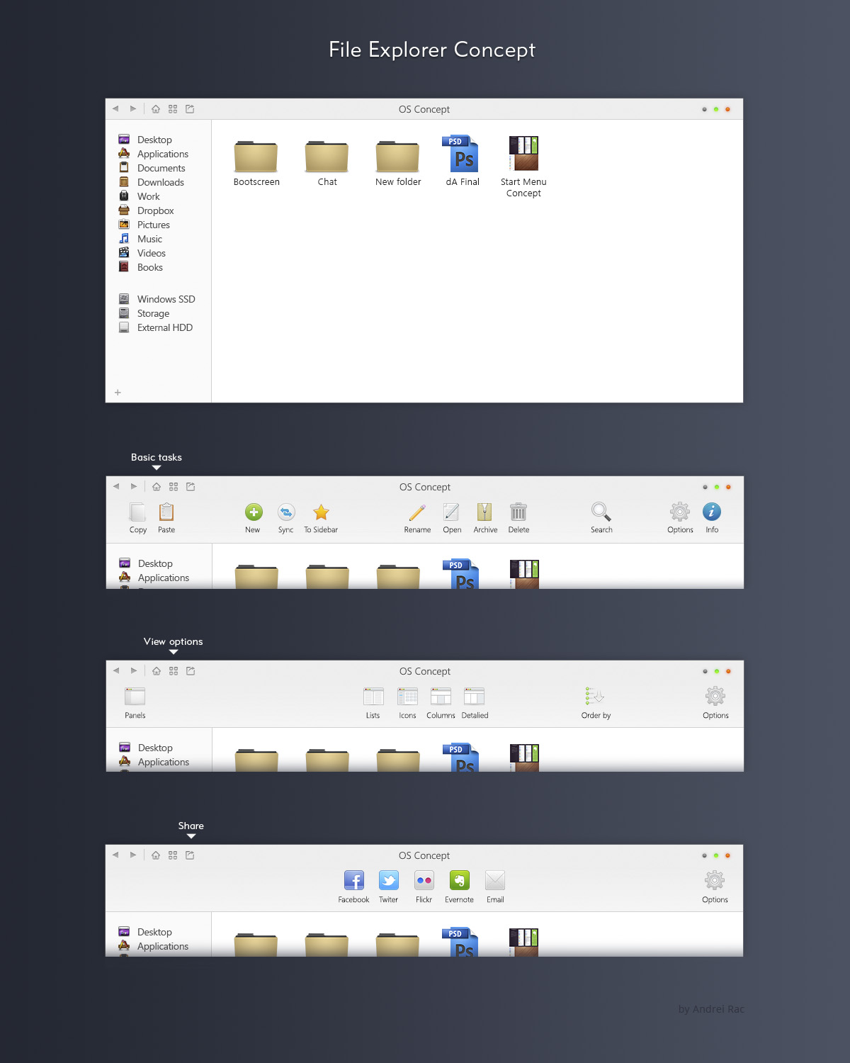 File Explorer Concept by andrei19190 on DeviantArt