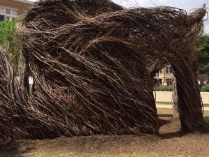 A Structure Made Out Of Plants.