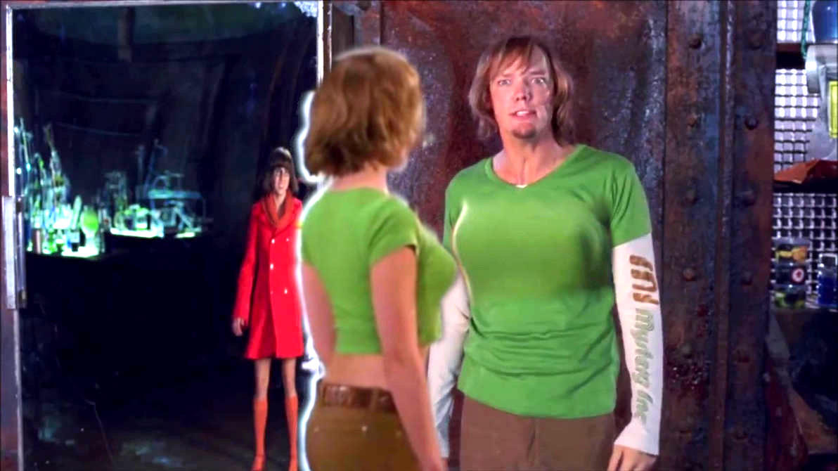 Shaggy with boobs outside meeting by Shaggychick1 on DeviantArt