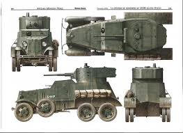 Soviet BA-6 armored car.
