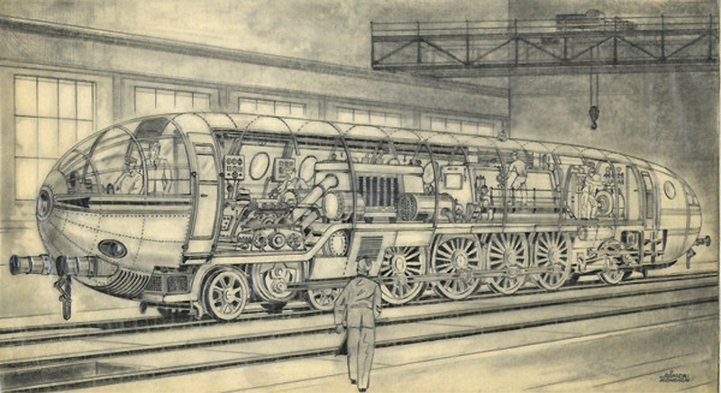 Nuclear locomotive concept. by FutureWGworker on DeviantArt
