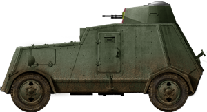 UNL-35 spanish civil war armoured car.