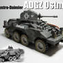 Steyr ADGZ german heavy armored car (Lego).