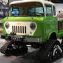 Tracked classic Jeep.