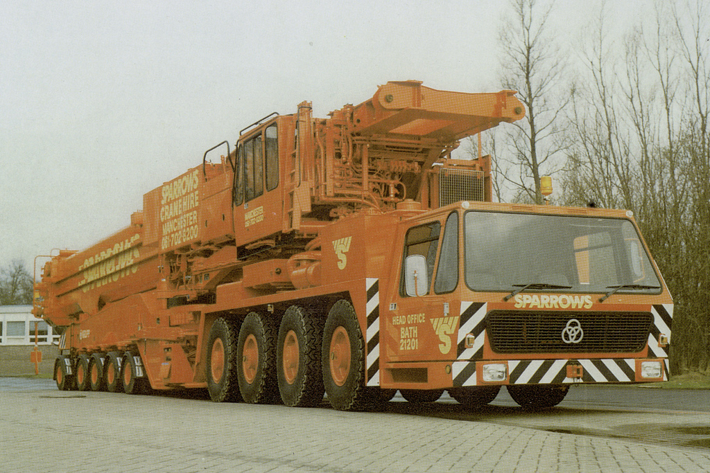 Sparrows Krupp 500-ton Crane Truck.