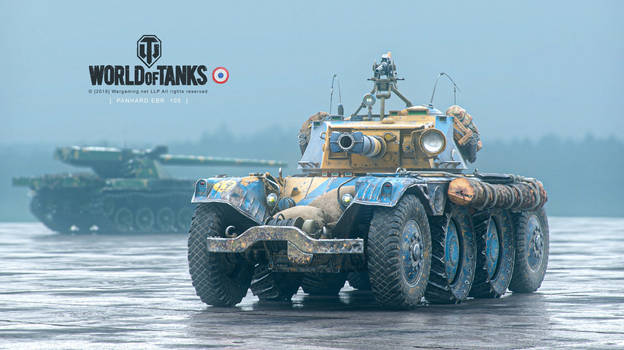 World Of Tanks Panhard EBR 105 Render.