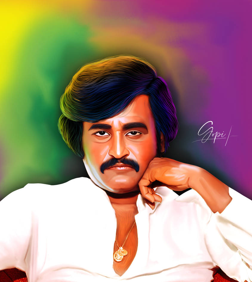 Rajinikanth Digital Painting by gopinath130 on DeviantArt