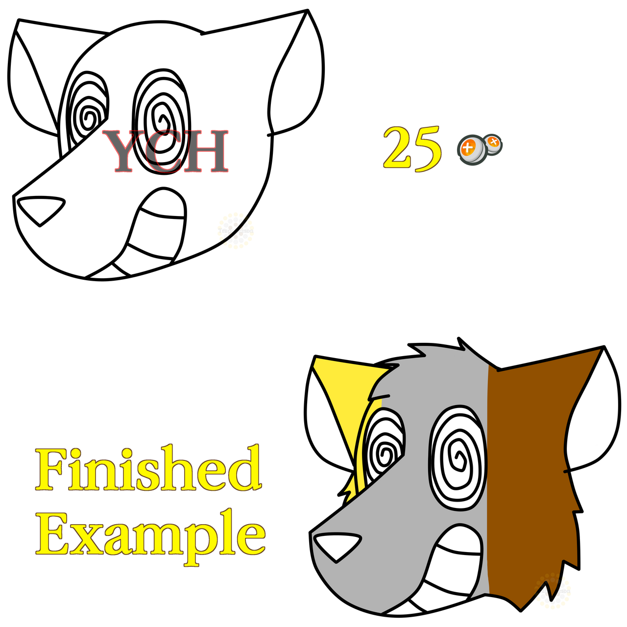 Swirly Eyes Ych Closed By Trupokemon On Deviantart