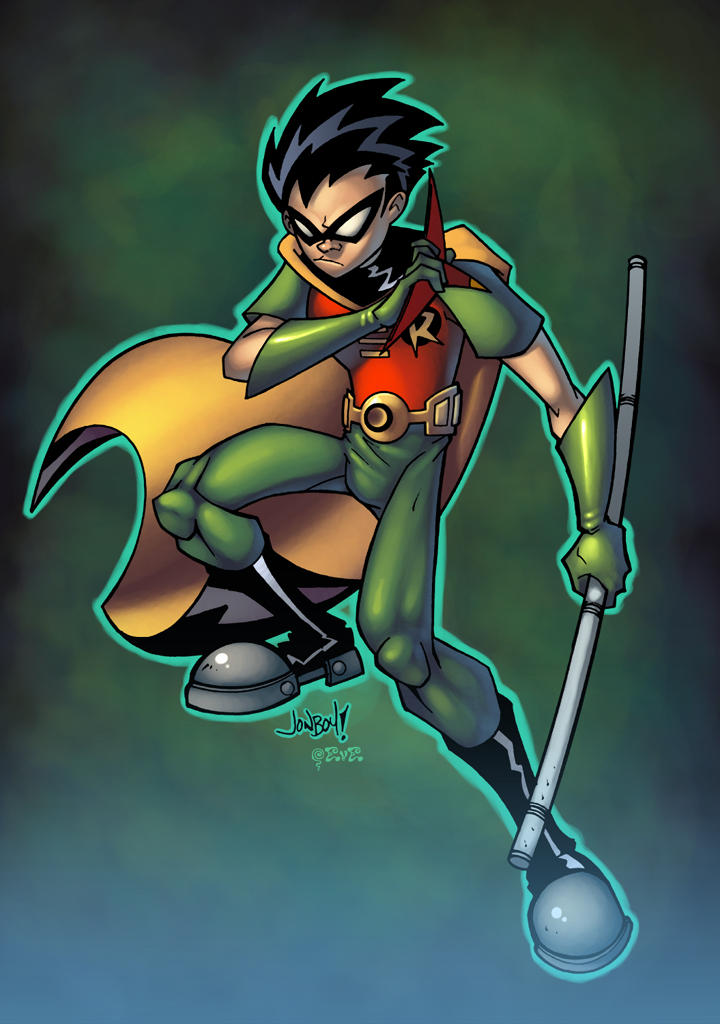 Teen Titans Robin Color by redeve on DeviantArt