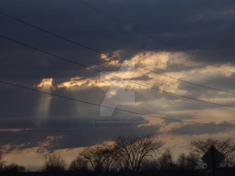 Light Rays in the sky.