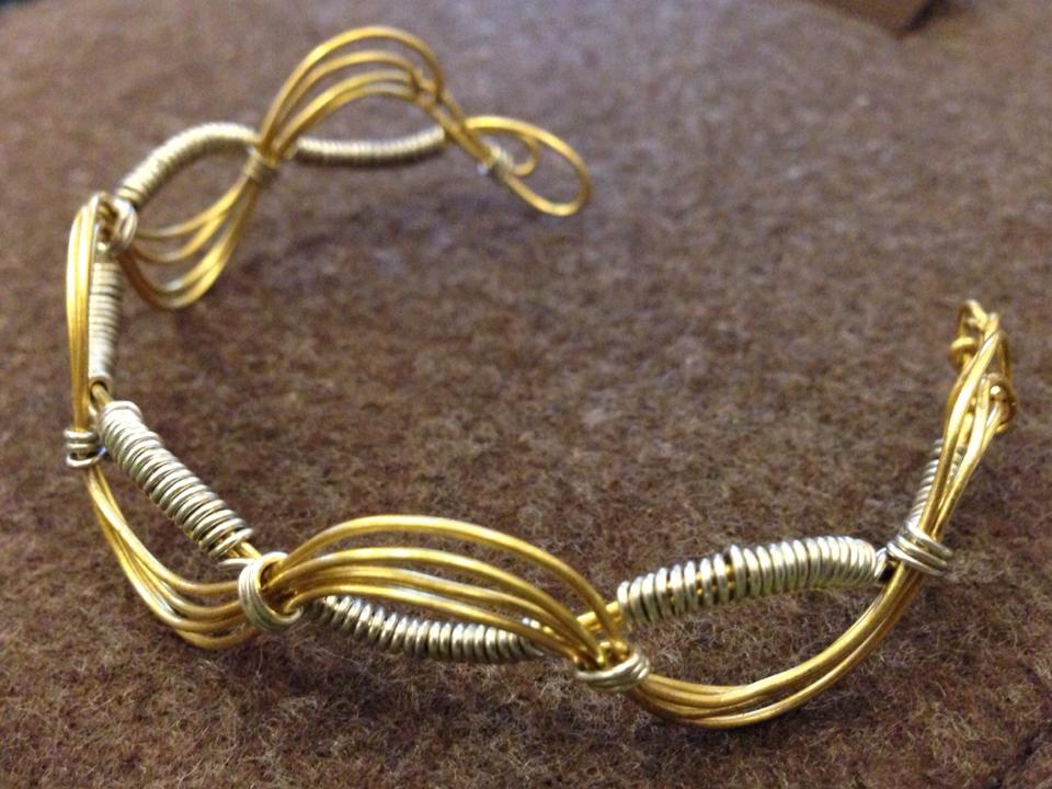 Wirewrap Bangle by numberjumble