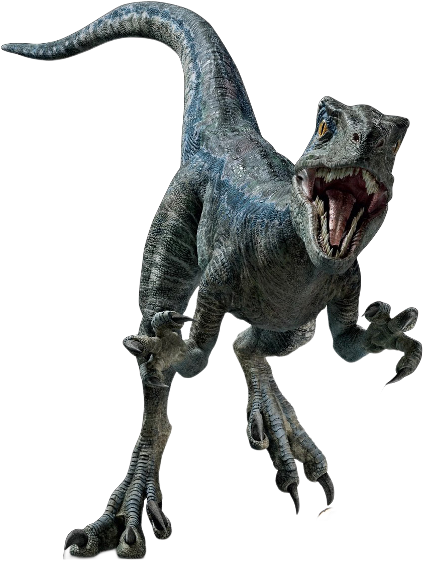 Velociraptor Blue Render By Jurassicworldcards On Deviantart 