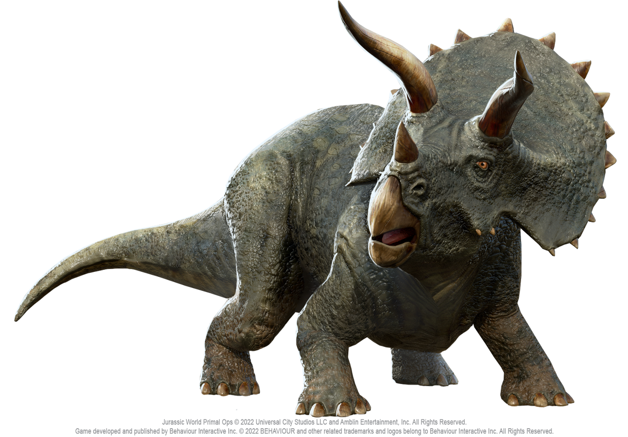 Jurassic World Primal Ops Triceratops PNG by Jurassicworldcards on  DeviantArt