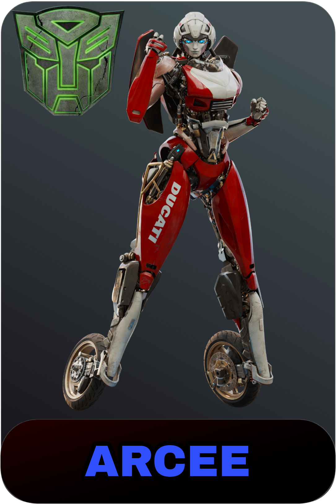 Arcee TCG #04 by Jurassicworldcards on DeviantArt