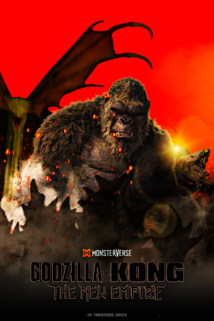 Godzilla x Kong The New Empire Poster (Fanart) by Jurassicworldcards on ...