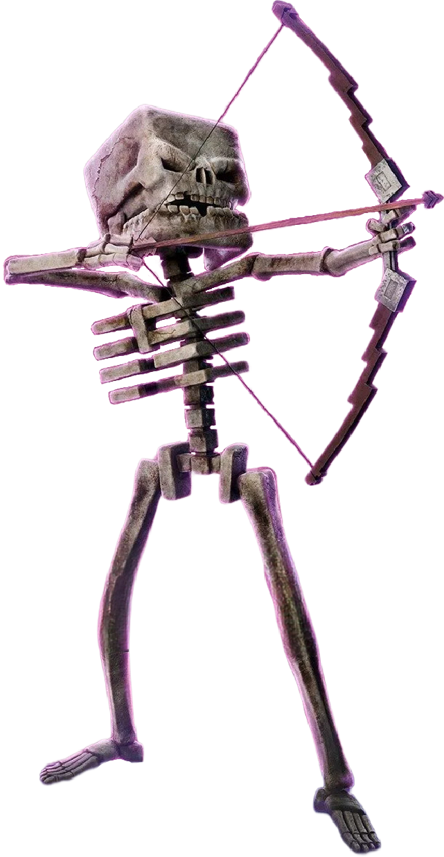 Skeleton Render PNG - A Minecraft Movie by Jurassicworldcards on DeviantArt