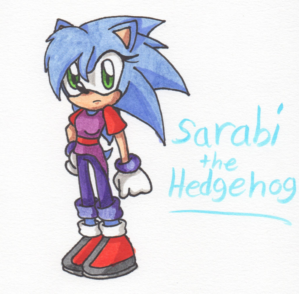Sarabi the Hedgehog (Shaded)