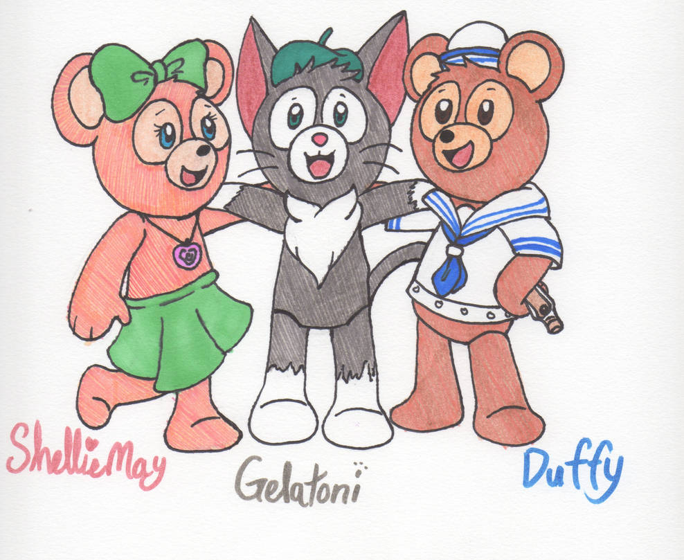 Duffy the Disney Bear and Friends by Piplup88908 on DeviantArt