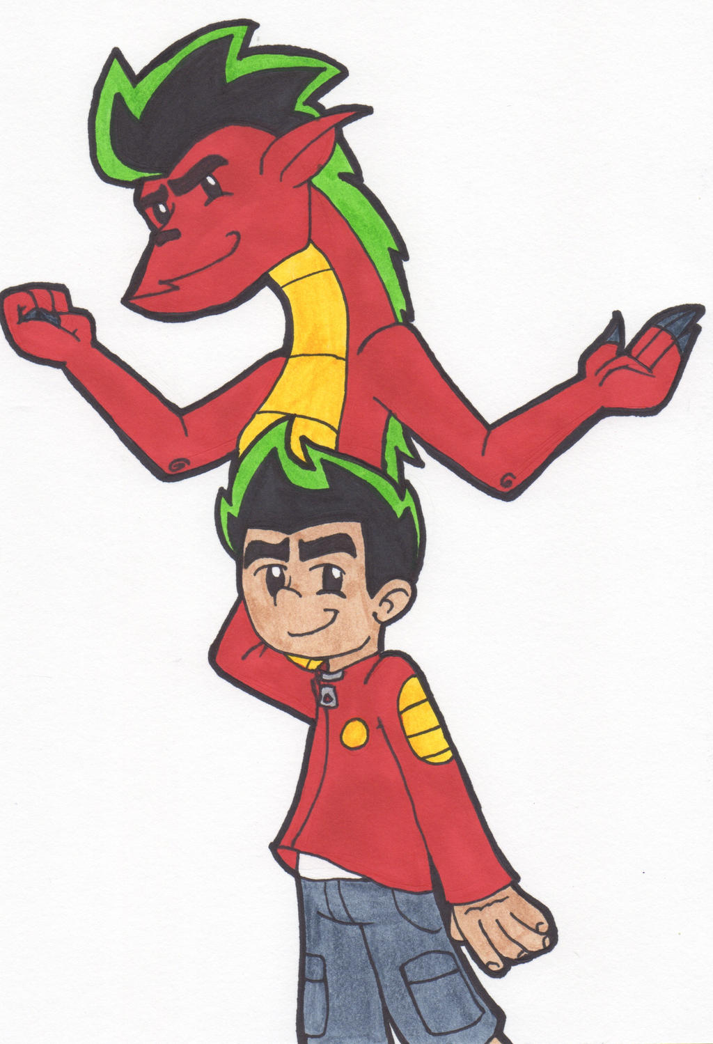 Krylock Jake Long: American Dragon by Piplup88908 on DeviantArt