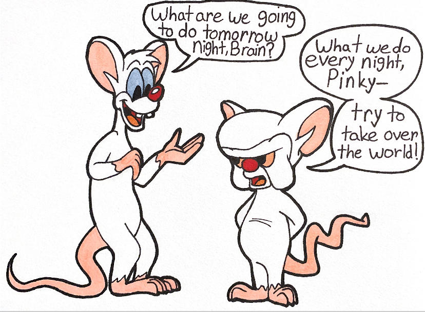Pinky and the Brain by Piplup88908 on DeviantArt