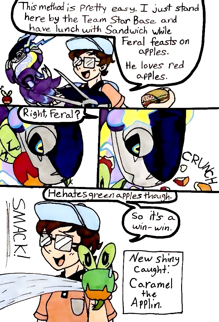 How I got my Shiny Applin by Piplup88908 on DeviantArt