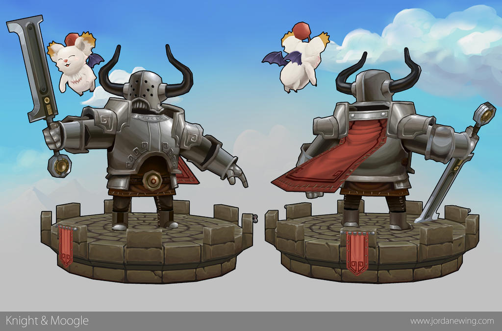 Knight and Moogle - Turn Around by Dvolution on DeviantArt