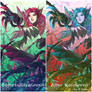 Before/After Recolored Ice Rose Zyra