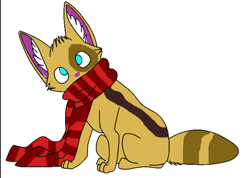 Free Scarf Fox Lineart By Melloyellojello-d38udof