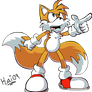 Tails Flash Doodle