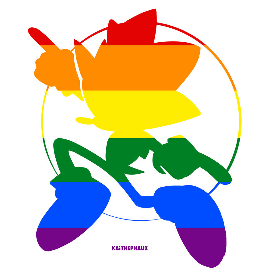 Sonic Pride Month - Day 1 by KaiThePhaux on DeviantArt
