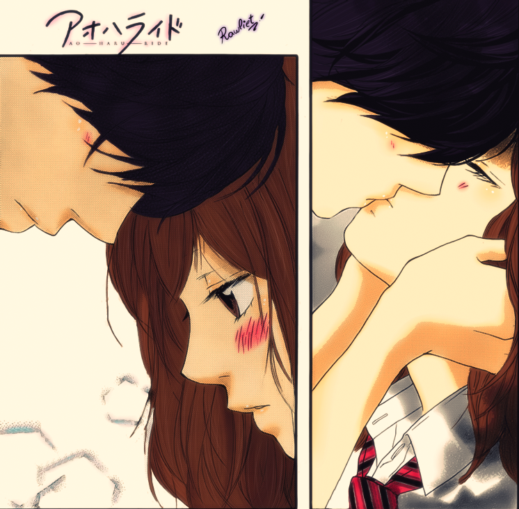 Kou and Futaba ~Ao Haru Ride  Ao haru ride, Anime romance, Blue springs  ride