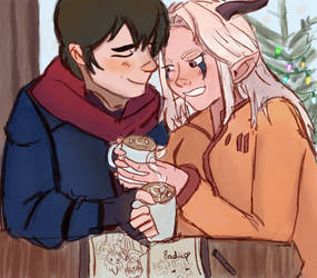 pix The Dragon Prince Rayla X Callum Fanart https www deviantart com callum x rayla gallery 68892325 fanart drawing