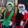 Harley Quinn and the Joker ready for Christmas