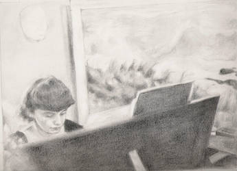 A girl at the piano