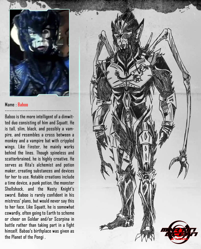 Baboo Power R Rangers Mighty Morphin Power Rangers 2013 - Baboo by rivalphong on DeviantArt