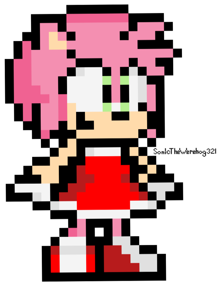 Pixel Amy by SonicTheWerehog321 on DeviantArt