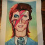 Large Bowie Pastel Drawing FOR SALE