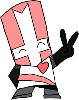 Pink Knight from Castle Crashers