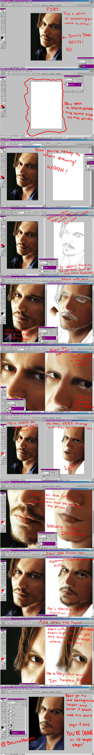 Tutorial: 10 Step Johnny Depp