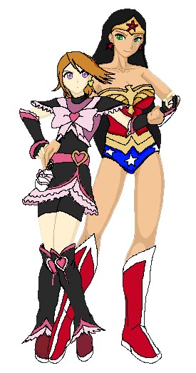 Pretty Cure VS Wonder Woman